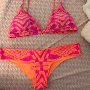 Ripcurl neon bathing suit